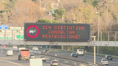 El Ayuntamiento estima poner 1.400 multas diarias a los coches con etiqueta A que entren en Madrid
