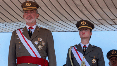 El Rey preside junto a la princesa Leonor la entrega de despachos a sargentos en Lérida