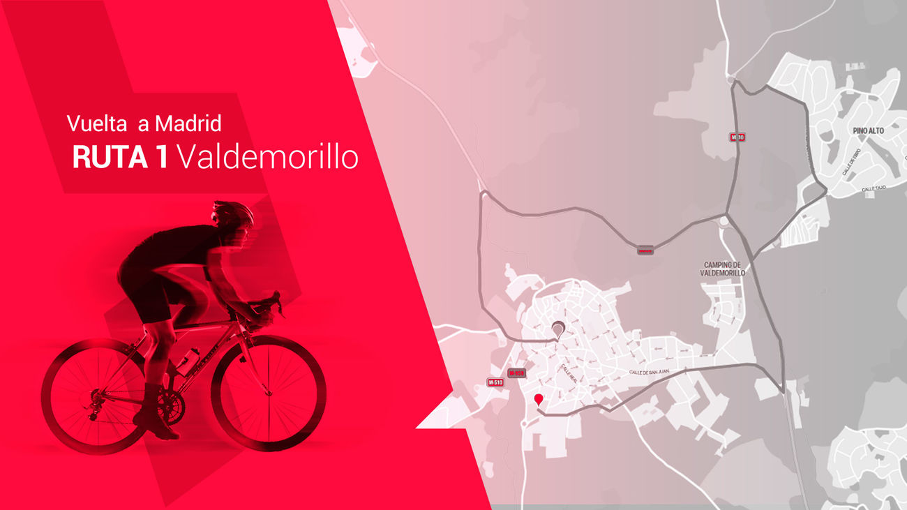 Recorre la etapa 1 de la Vuelta Ciclista a Madrid : Valdemorillo-Valdemorillo