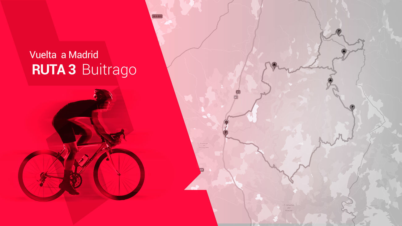 Recorre la etapa 3 de la Vuelta Ciclista a Madrid: Buitrago del Lozoya - Buitrago del Lozoya