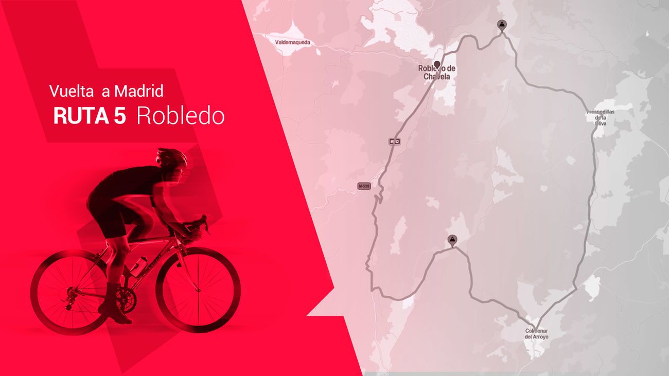 Recorre la etapa 5 de la Vuelta Ciclista a Madrid: Robledo de Chavela