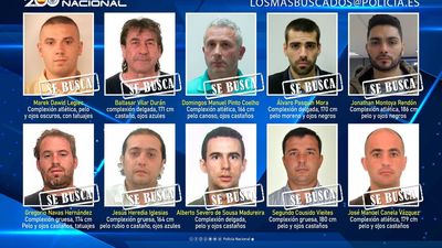 Estos son los diez fugitivos más buscados por la Policía Nacional