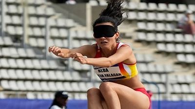 Alba García Falagán, preparada para su mejor salto en los Juegos Olímpicos de París