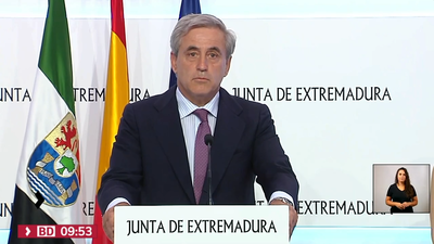 "Entiendo el giro que ha dado Vox pero no lo comparto", Extremadura mantiene al consejero de Vox en su puesto