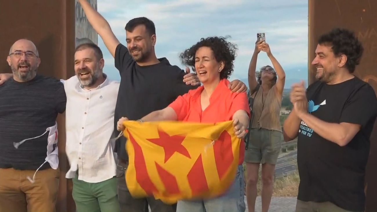Marta Rovira, de ERC, tras regresar a Cataluña