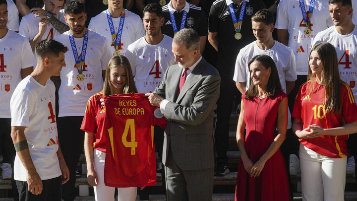 Felipe VI a la Selección española: “Lo que habéis hecho es un recuerdo para todas las generaciones”