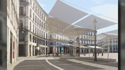 La Comisión Local de Patrimonio da luz verde a los toldos de la Puerta del Sol: llegarán en el verano de  2025