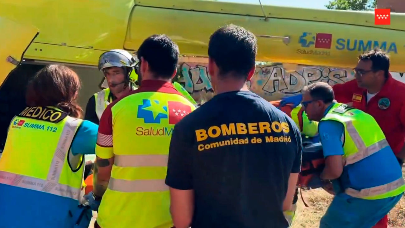 Emergencias interviene en un ahogamiento en Alcalá de Henares