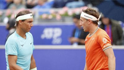 Nadal, junto a Ruud, en las semifinales de dobles en Bastad