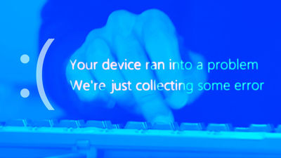 La pantalla azul de Microsoft pone en evidencia nuestra dependencia de la tecnológica