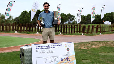 Álvaro Veiga, campeón de Madrid de Profesionales de golf