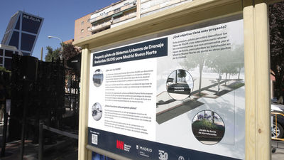 Presentan un proyecto para reutilizar el agua de lluvia en las calles de Madrid Nuevo Norte