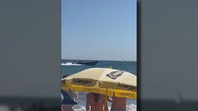 Detenido tras encallar con una narcolancha en una playa de La Antilla, Huelva