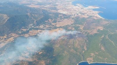 Estabilizado el incendio forestal  declarado en el Parque Natural del Estrecho