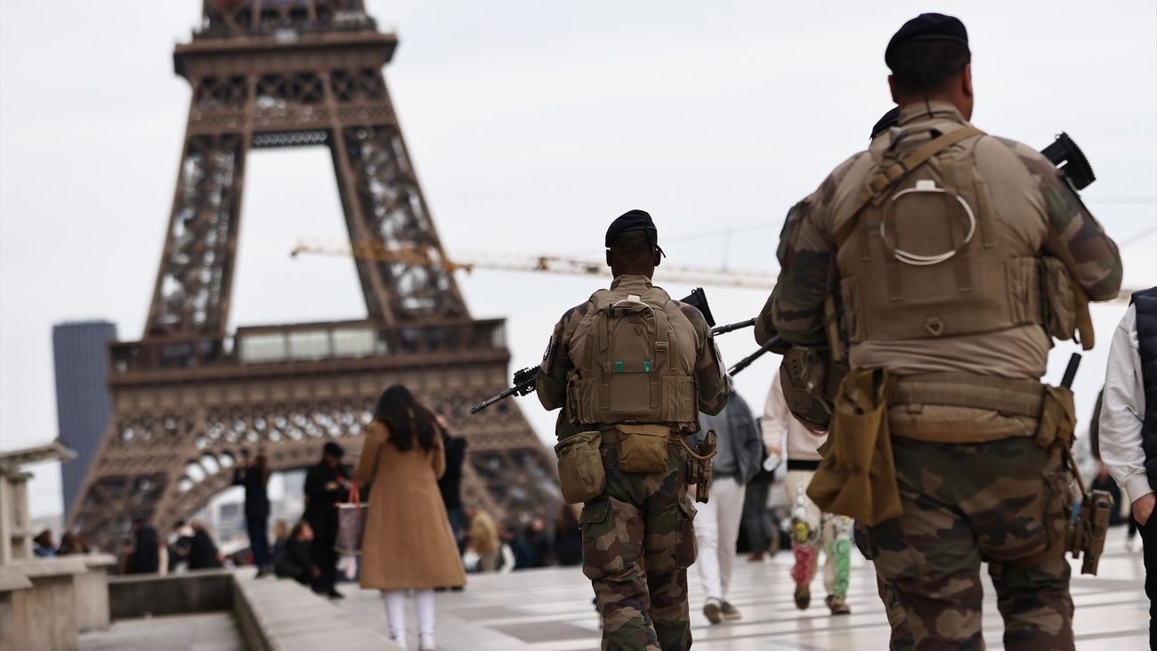 Cuerpos de seguridad protegen París durante la celebración de los Juegos Olímpicos