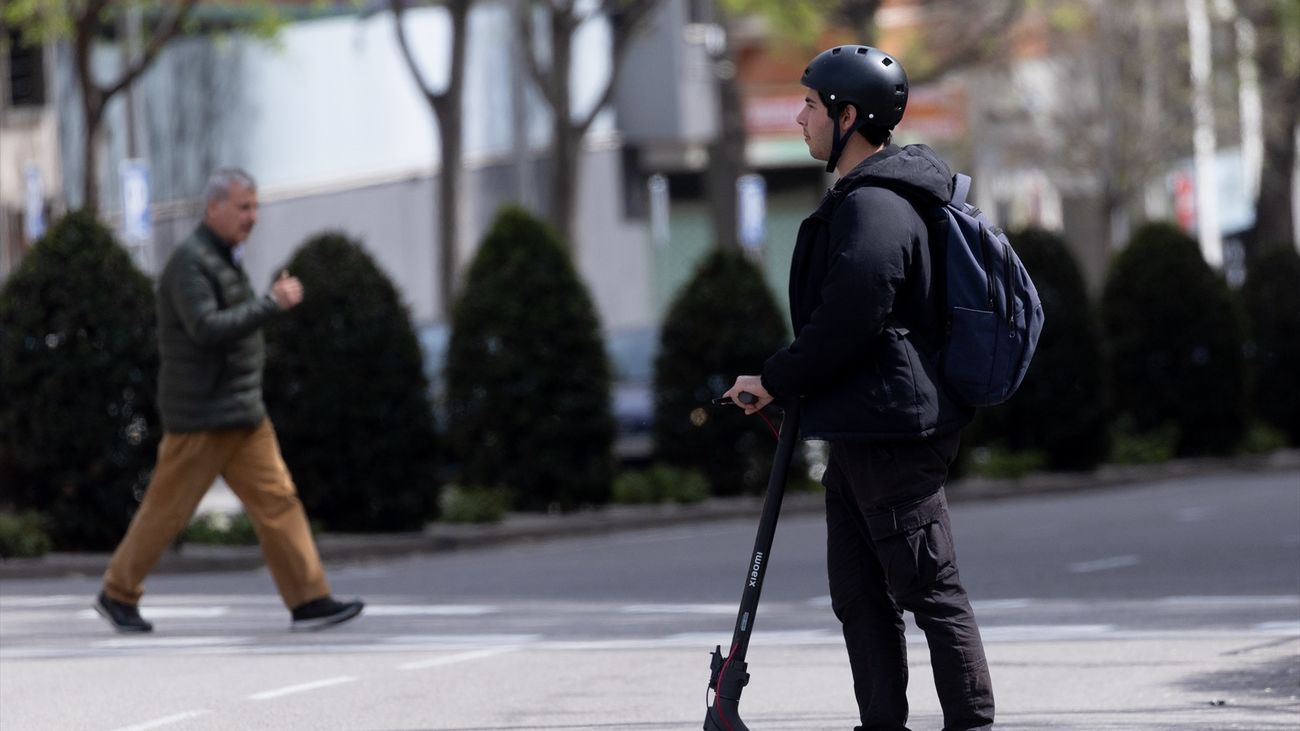 Usuario de patinete eléctrico