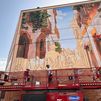 Un nuevo mural para el museo de fachadas artísticas de Fuenlabrada
