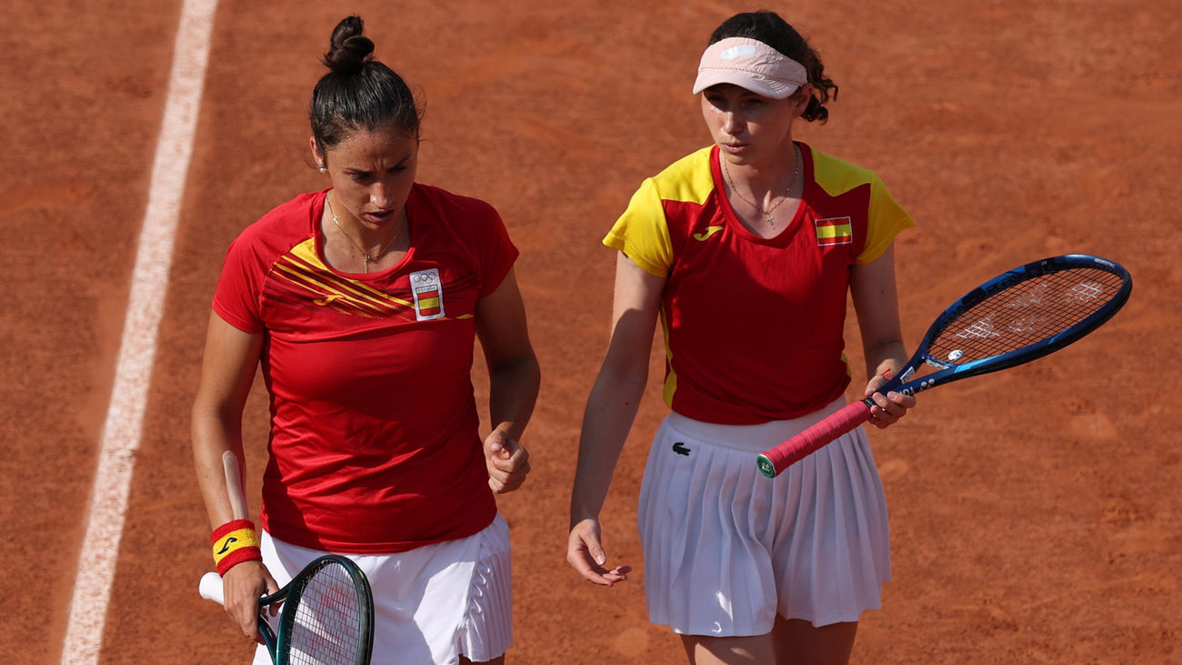 Sara Sorribes y Cristina Bucsa en París