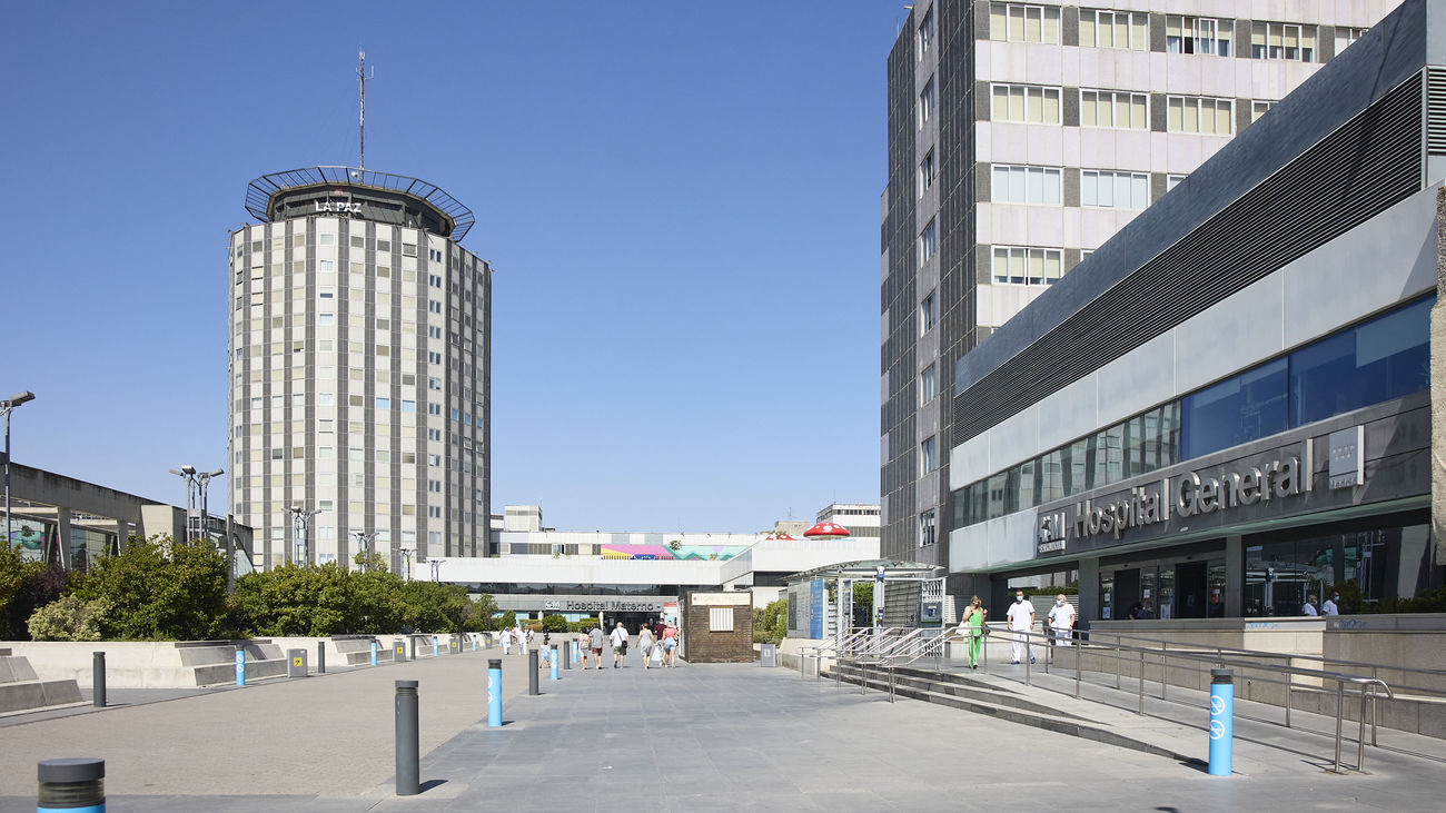 Fachada del hospital La Paz