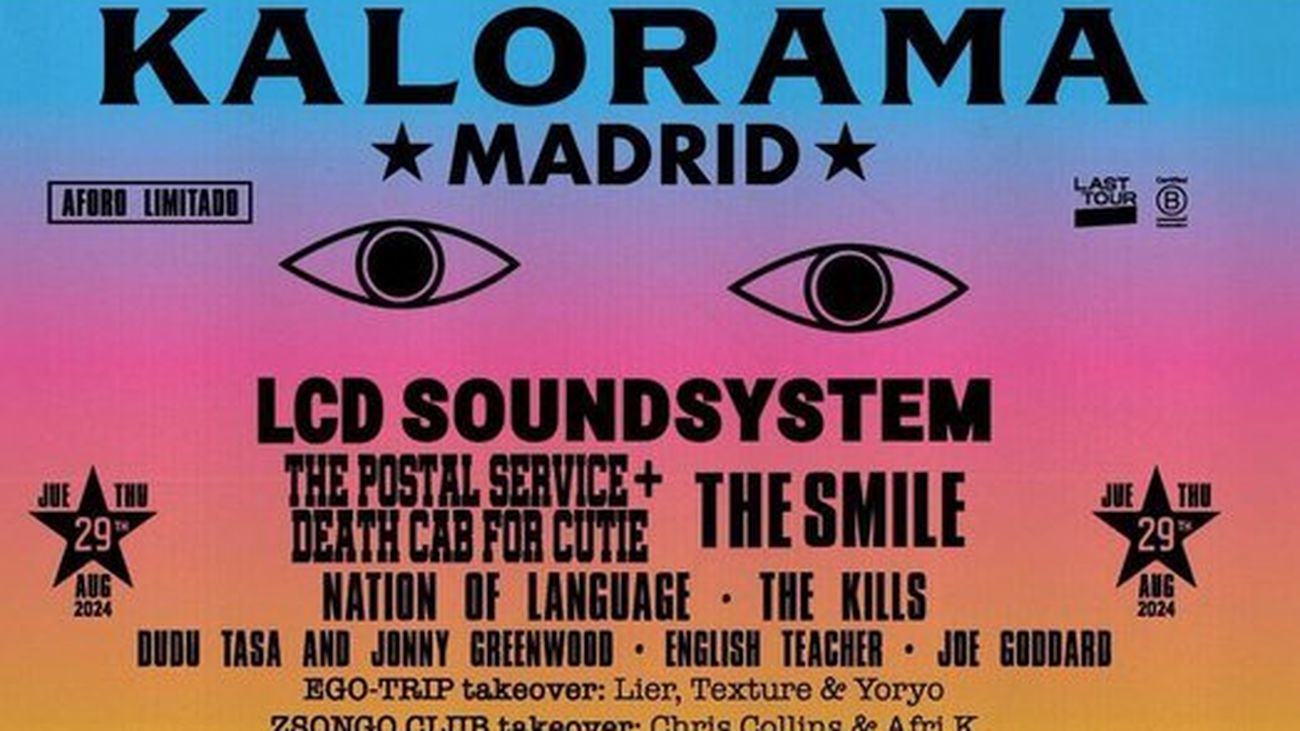 Cartel del Festival de música electrónica ‘Kalorama’