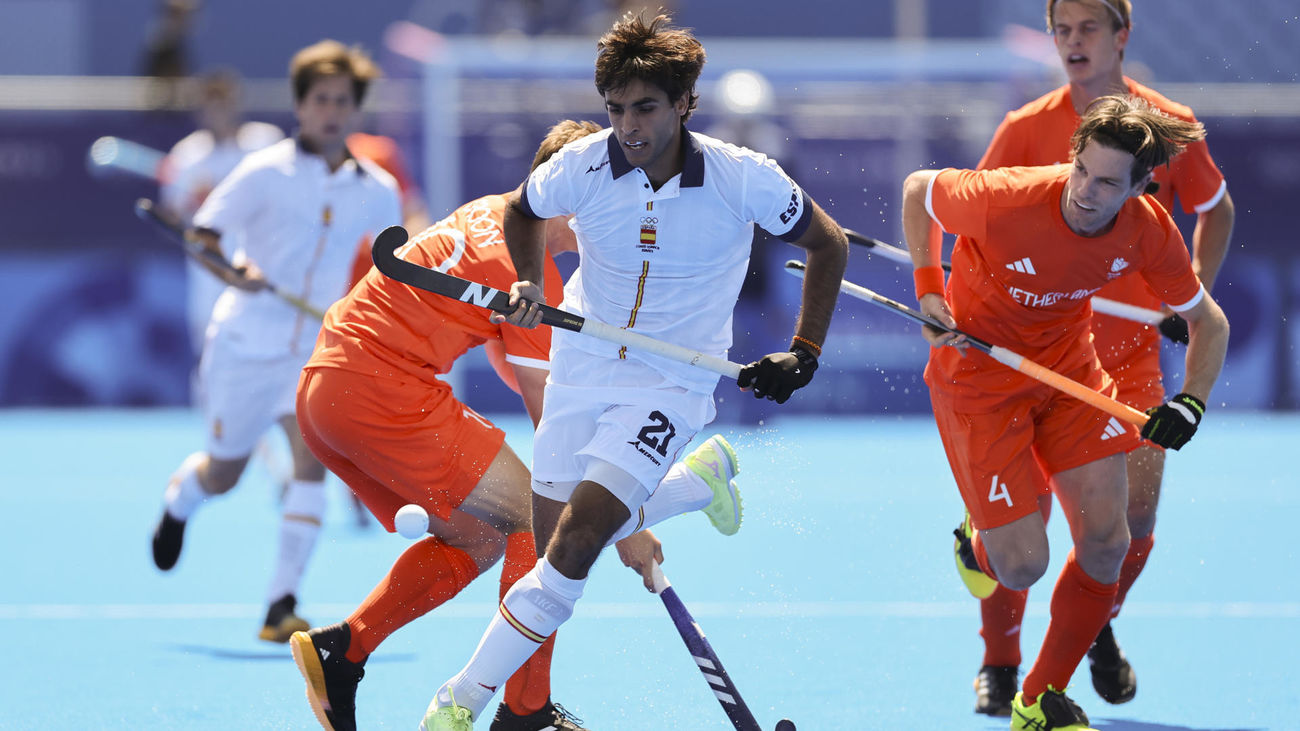 España ante Países Bajos de hockey