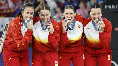 España gana la medalla de plata en baloncesto 3x3