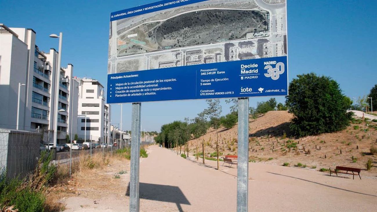 Concluye la remodelación del de la zona verde del barrio de El Cañaveral, en Vicálvaro