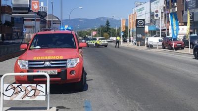 Sofocado un incendio en un edificio comercial de Collado Villalba