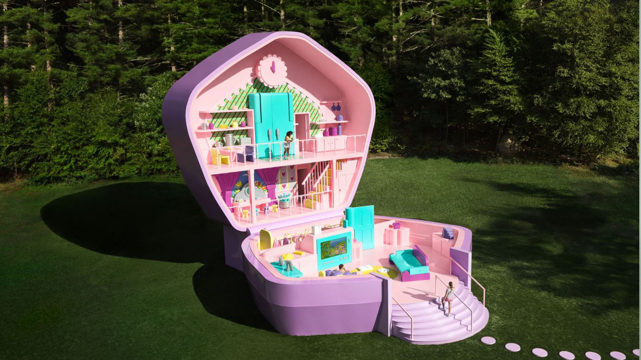 La casa-cofre de Polly Pocket en Airbnb