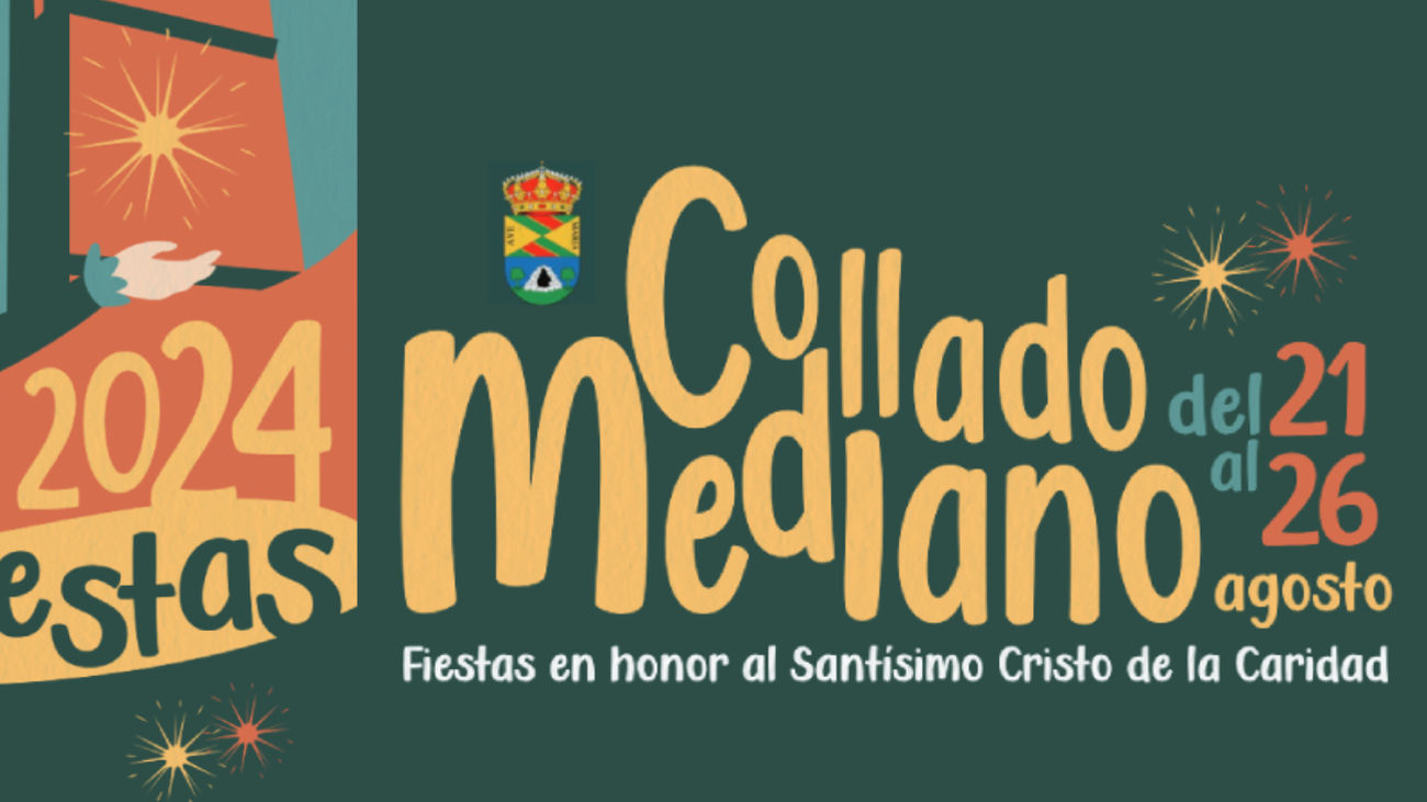 Cartel fiestas de Collado Mediano 2024