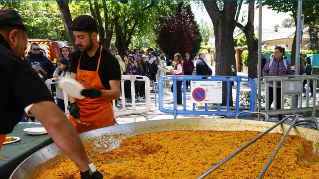 Paella popular en Pinto