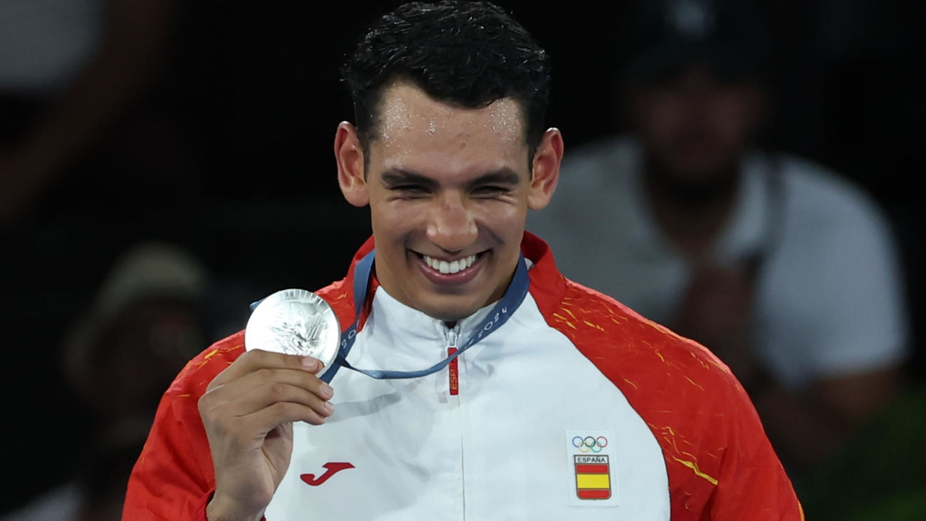 Ayoub Ghadfa, plata en boxeo +92 kilos en París 2024