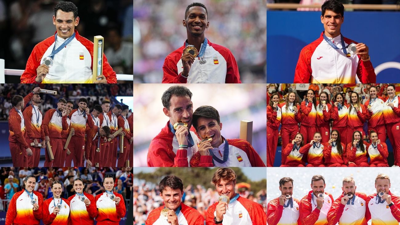 Medallistas españoles en París 2024