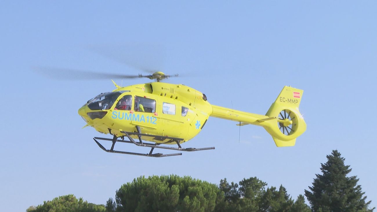 Helicóptero del SUMMA 112