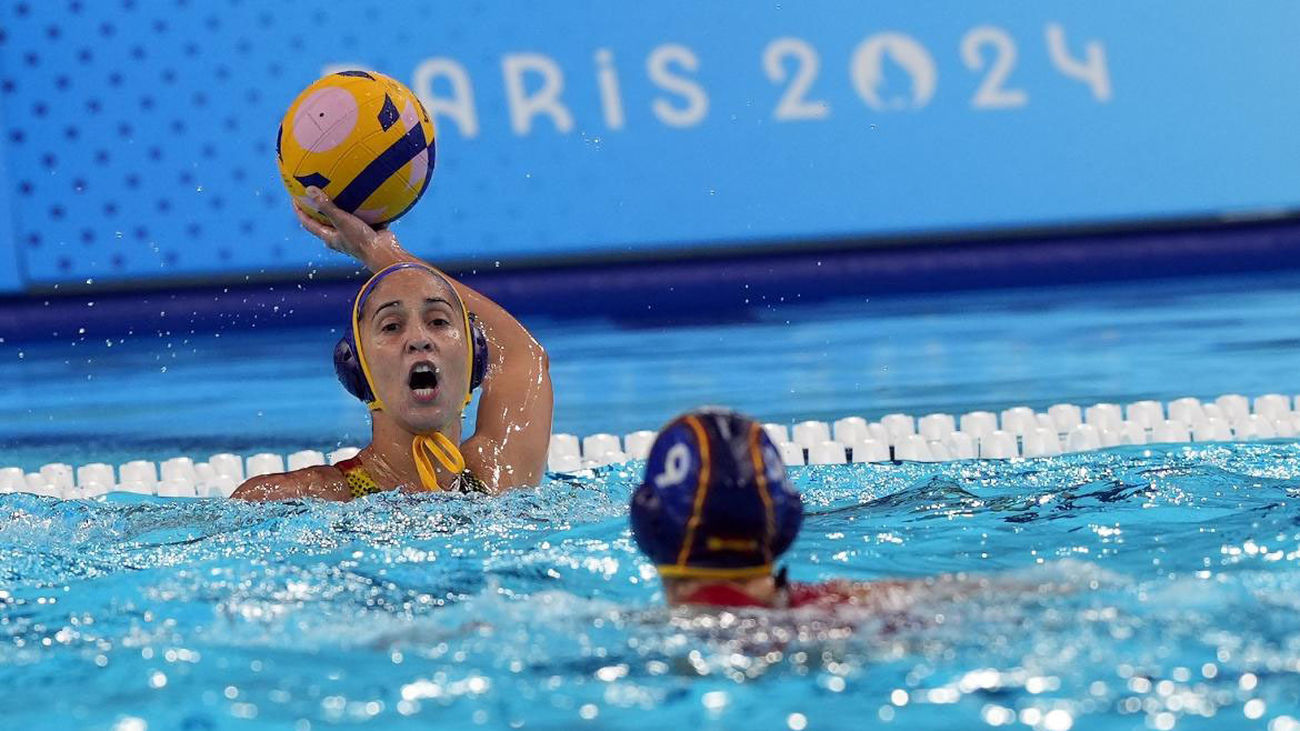 La jugadora de la selección española de waterpolo Pilar Peña