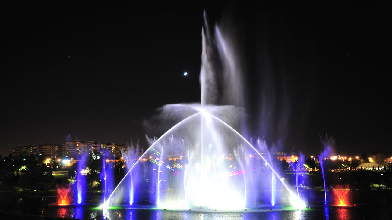 Espectáculo de la Fuente del Parque Europa de Torrejón de Ardoz