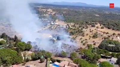 Controlado un conato de incendio forestal en Fresnedillas de la Oliva