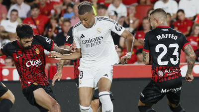 1-1.  El Mallorca frena al Real Madrid de Mbappé en su debut en Liga