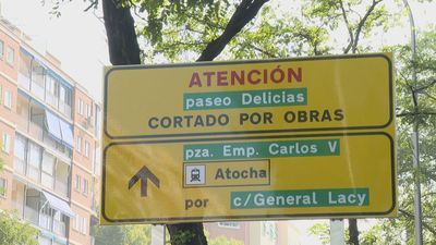 Cortes en las calles Delicias y Áncora por las obras de la línea 11 de Metro