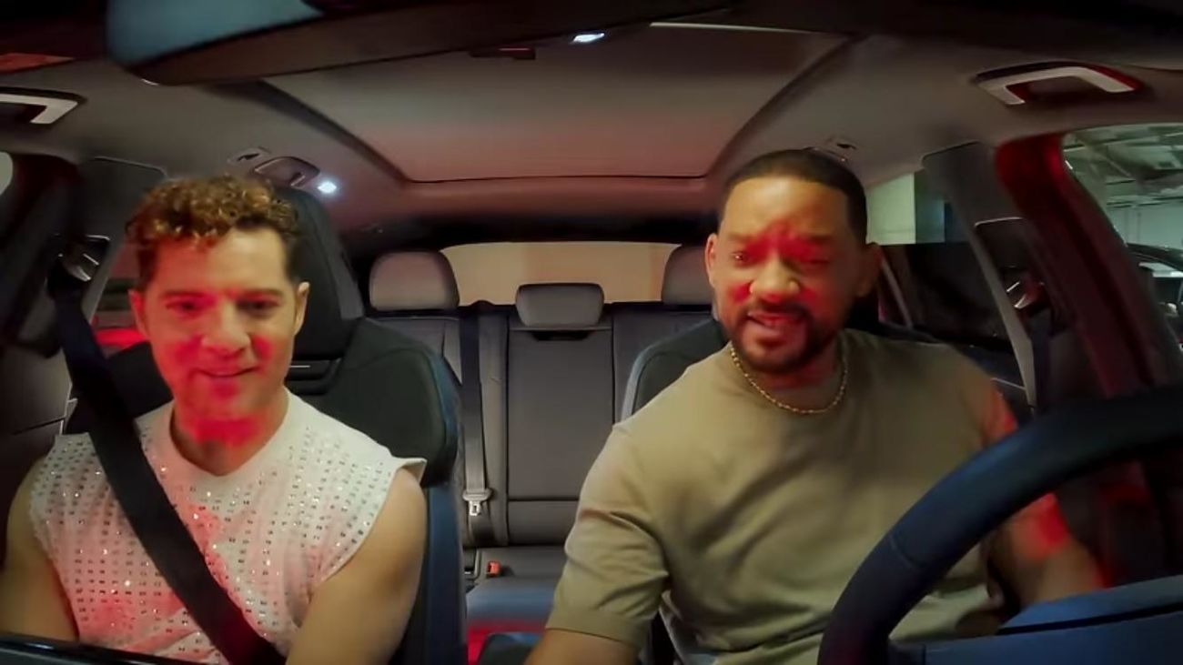 David Bisbal junto a Smith en 'The Car Test'