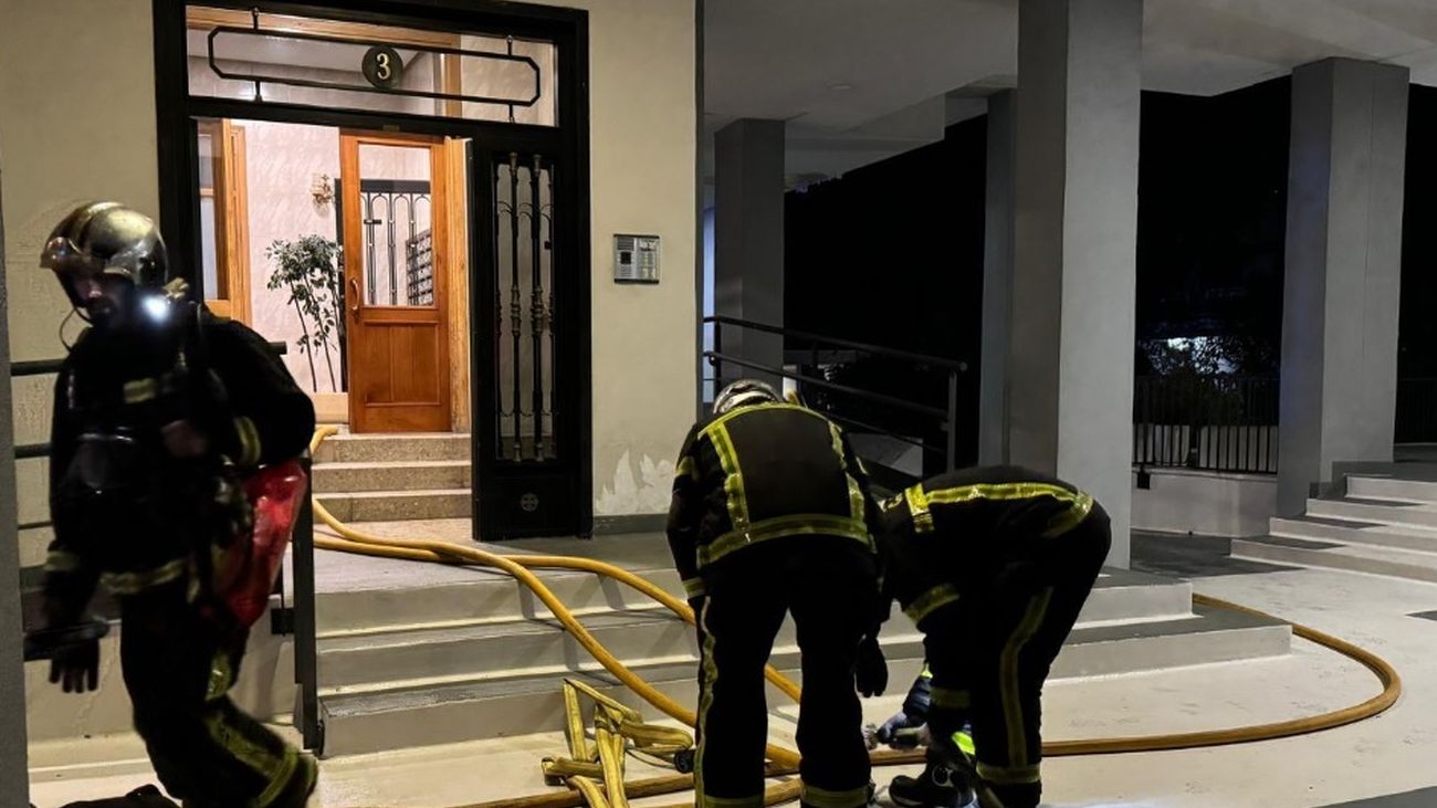 Incendio en Móstoles