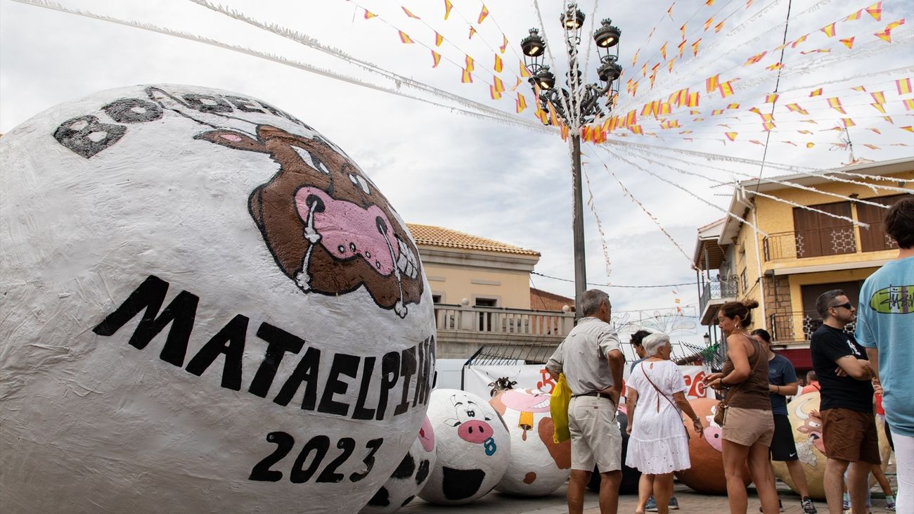 Vuelve el Boloencierro de Mataelpino por las Fiestas en Honor a San Bartolomé