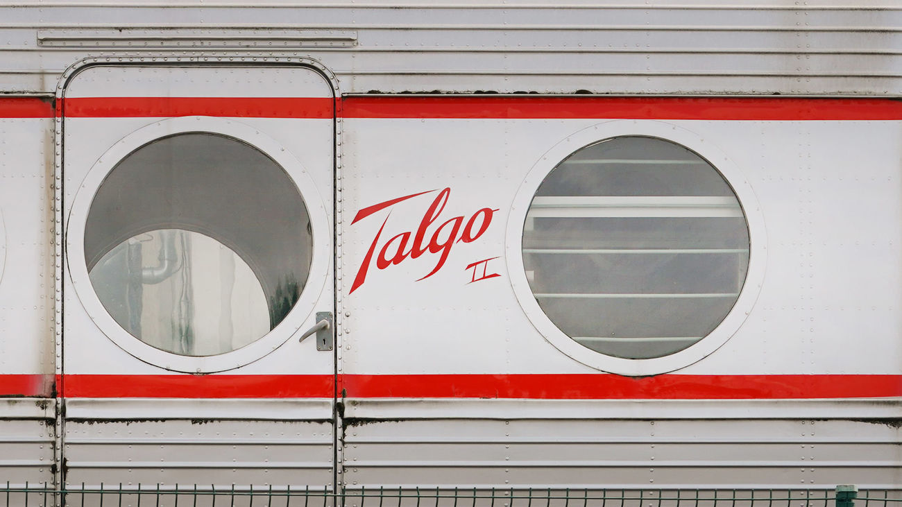 Tren de Talgo en la planta de Talgo en Rivabellosa, Álava