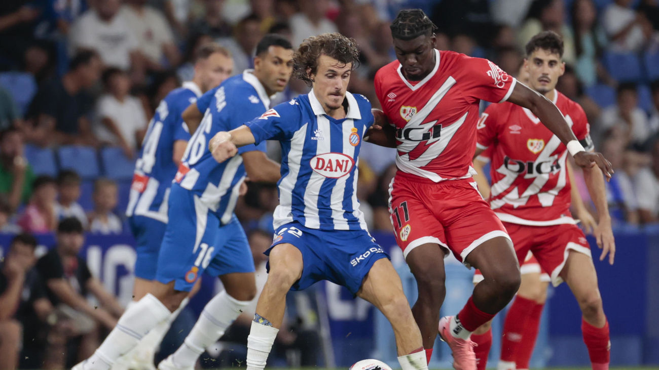 2-1. El Rayo Vallecano cae ante el Espanyol tras dominar el partido