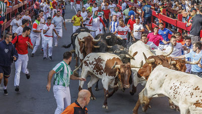 Sanse despide sus encierros de este año con una carrera tranquila