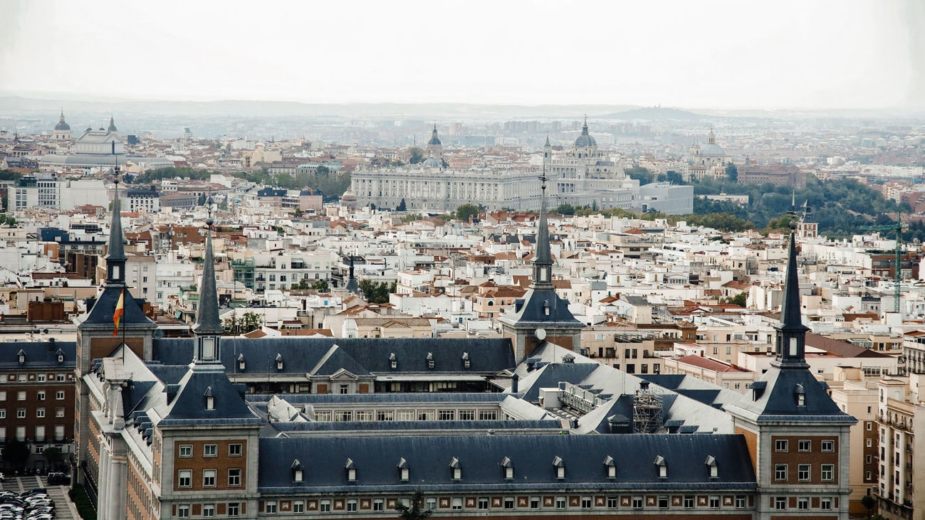 Nubes en Madrid