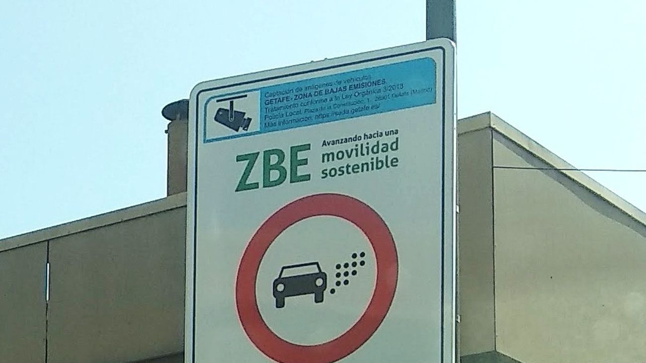 Zona de baja emisiones de Getafe