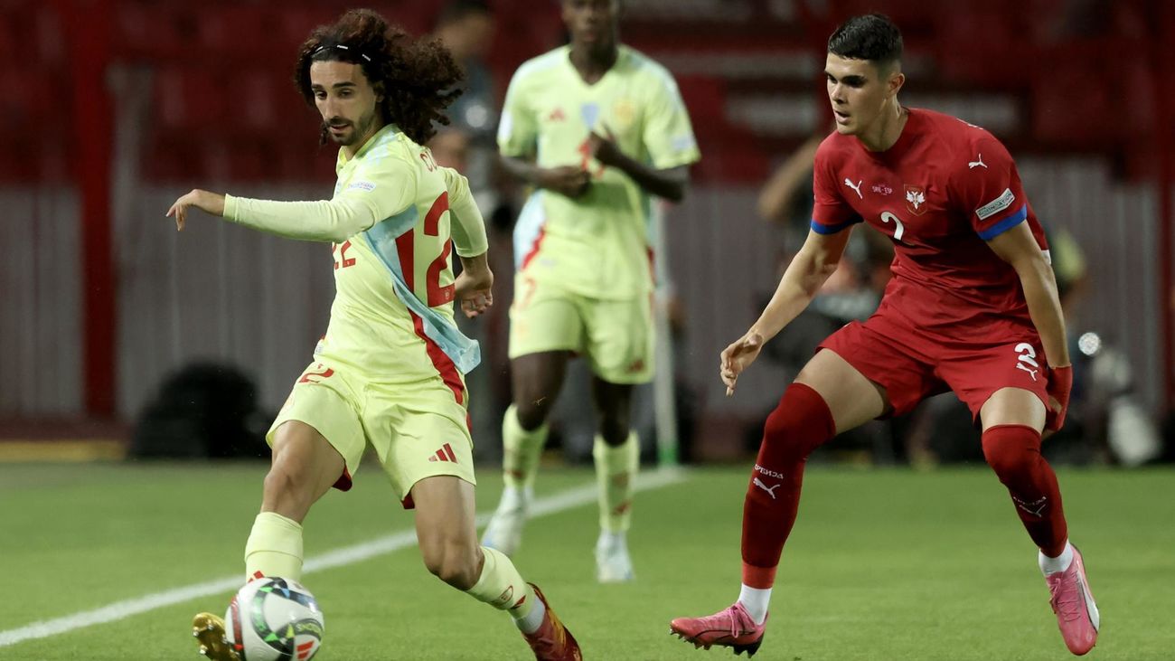 Cucurella ante Serbia