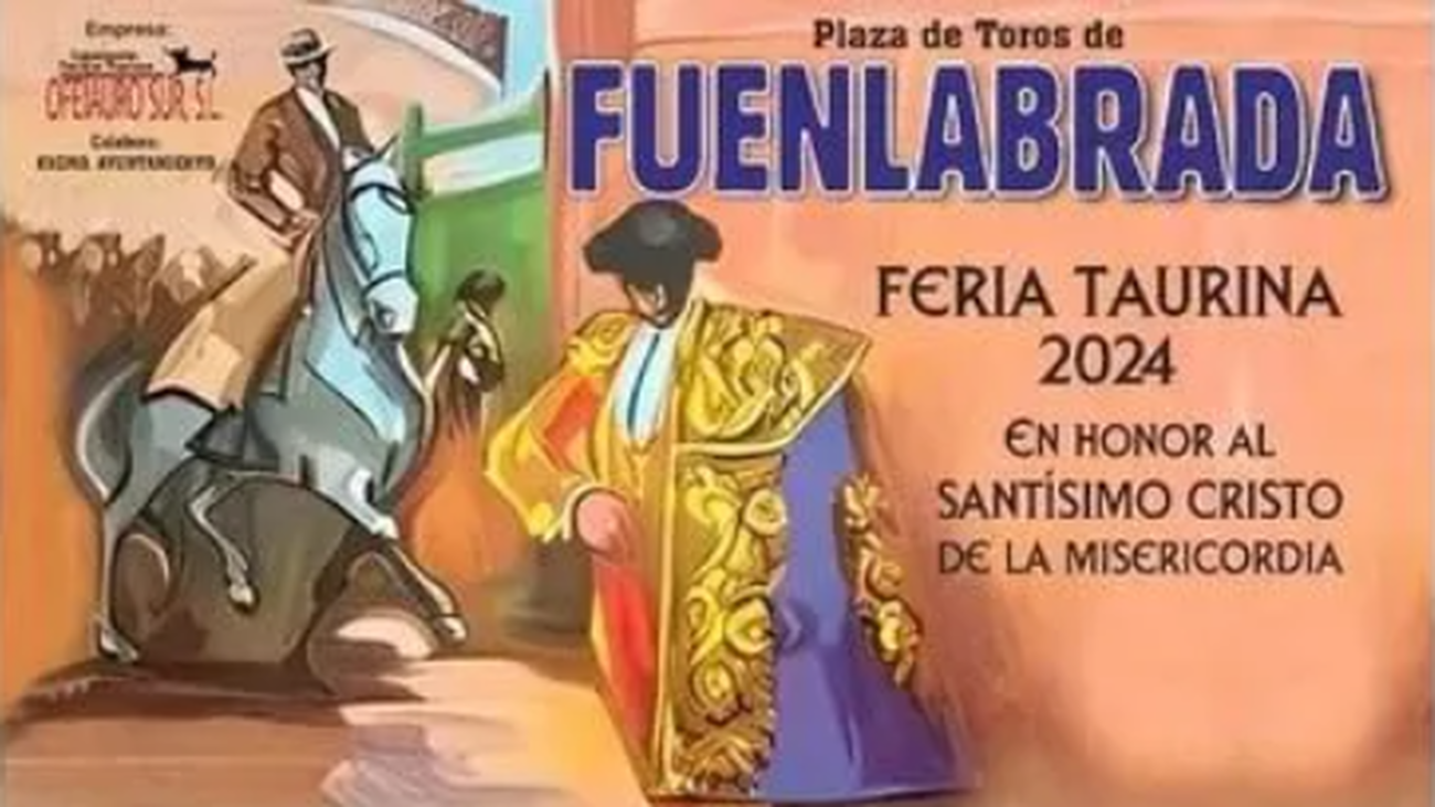 Cartel taurino de las fiestas de Fuenlabrada