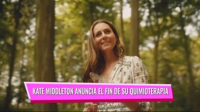 Kate Middleton anuncia el fin de su tratamiento de quimioterapia con un emotivo vídeo